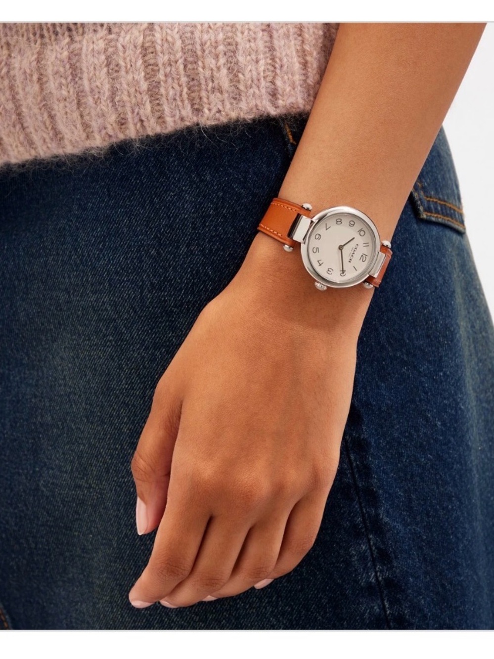 Coach Cary Watch with leather strap - Picture 6 of 9